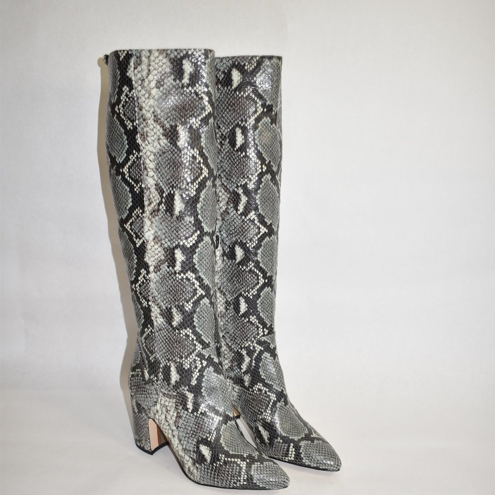 Sam Edelman Hai Leather Snake Print Python Size 6 - image 2
